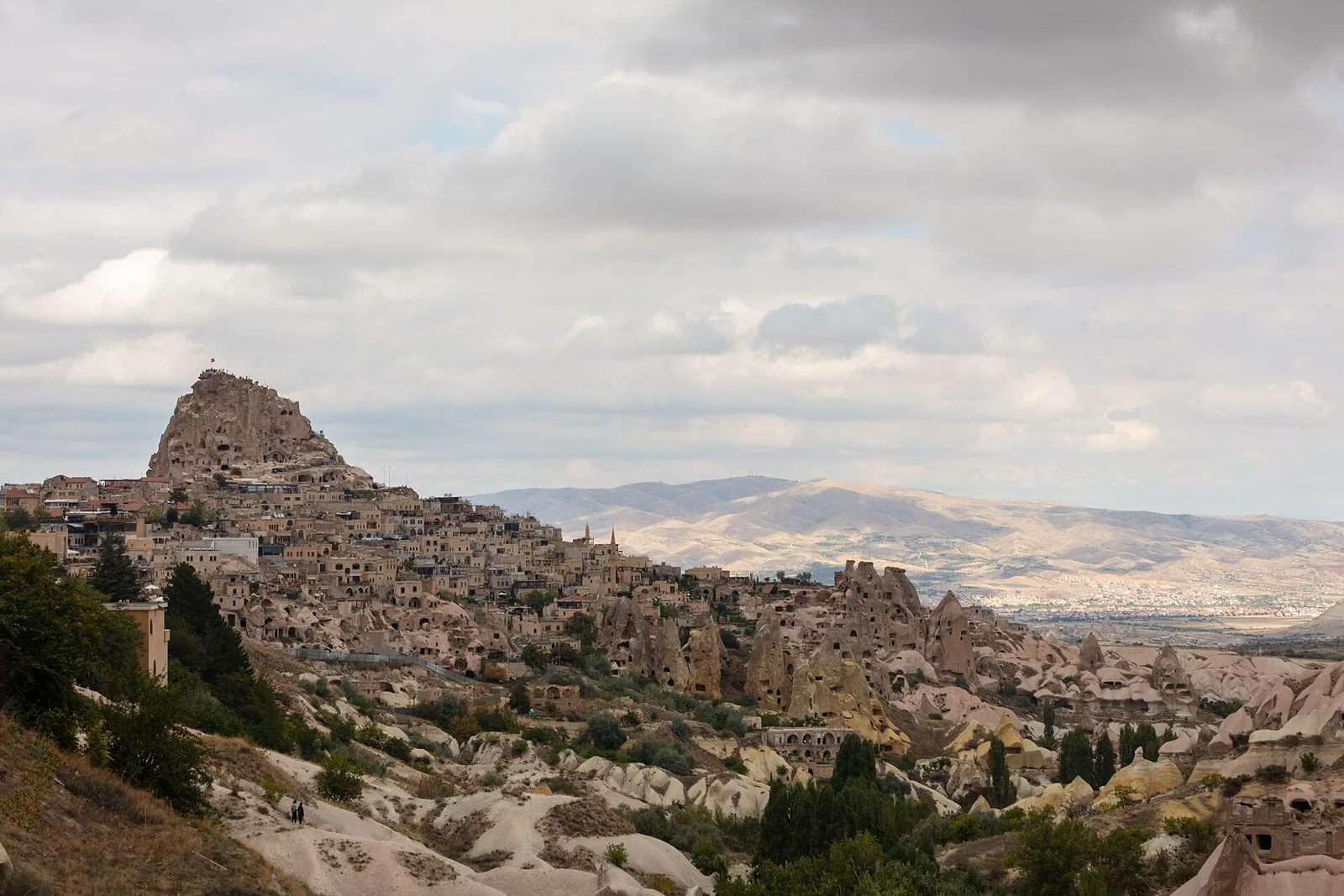 Rock-cut landscape and settlement in Cappadocia