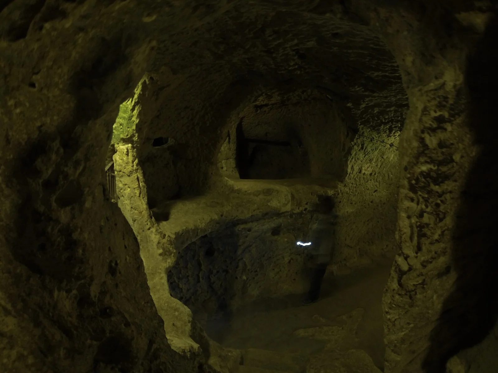 Carved chamber at Derinkuyu with no claimed final-use date
