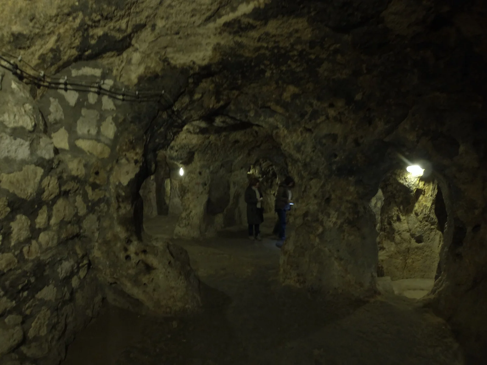 Rock-cut chamber and passages inside Derinkuyu